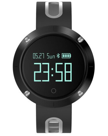 Bratara Fitness iUni DM58 Plus, Waterproof, Display OLED, Ceas, Pedometru, Monitorizare puls, Notifi